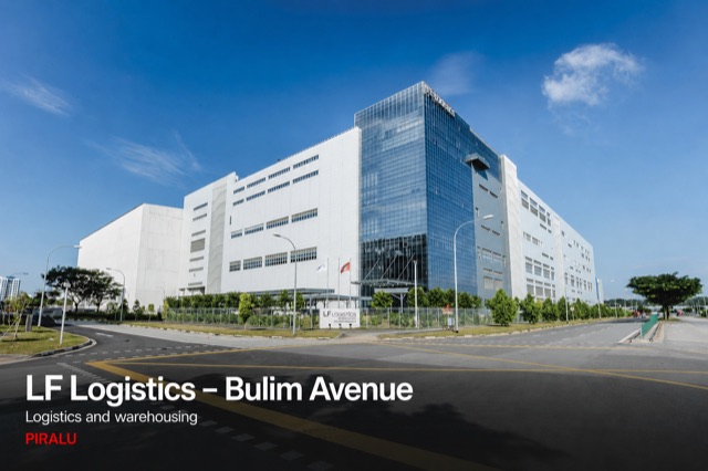 The LF Logistics distribution centre at Bulim Avenue, Singapore, served by Kingspan PIRALU pre-insulated ductwork.